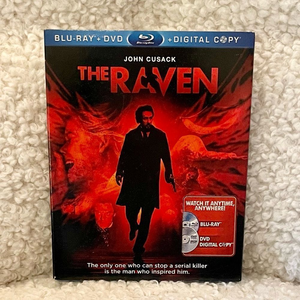 John Cusack The Raven DVD + Blu-Ray Movie